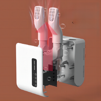 White Wall-Mounted Intelligent Shoe Dryer - 360° Warm Air Fast Drying System with Constant Temperature thumbnail