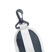 Black Adjustable Reflective double Harness with Clips - Versatile Shoulder Strap for Backpacks and Outdoor Gear thumbnail