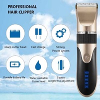 Pink Rechargeable Pet Hair Clipper with Adjustable Blades thumbnail