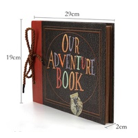 DIY Scrapbook Adventure Album – Retro Kraft Paper Photo Book with String Binding thumbnail