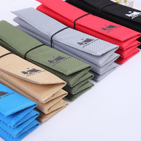 Beige Portable Outdoor Folding Seat Cushion - 42cm x 32cm for Camping and Hiking thumbnail