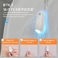 LED Motion Sensor Toilet Night Light - 8-Color Adjustable Glow with Modern Design thumbnail