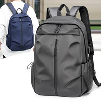 Black Casual Korean Style Backpack – Versatile Laptop Bag for Students, Business, and Travel – Fashionable and Practical thumbnail