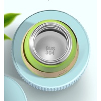 Black Whiten Gradient High-Quality Gradient Color Insulated Water Bottle - 304 Stainless Steel Vacuum Cup, Large Capacity, Portable Sports Bottle thumbnail