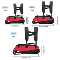 M Black Multifunctional Pet Backpack with Adjustable Straps, Outdoor Assist Walking Harness Carrier for Dogs And Cycling Dog Backpack thumbnail