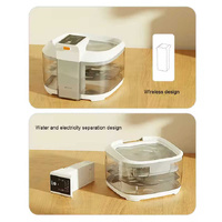 White 4.5L Rechargeable Pet Water Fountain for Cats & Dogs - Automatic Circulating Water Dispenser with Large Capacity thumbnail