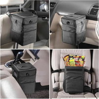 Car Trash Can, Waterproof Insulated Cooler Bag, Foldable Auto Organizer, Multi-Purpose thumbnail