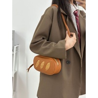 Creative Cute Baguette Crossbody Bag – Unique Bread Design, Fashionable Shoulder Bag for Daily Use thumbnail