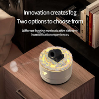 White Creative Cannon-Shaped Aromatherapy Diffuser with Colorful LED Lights, 280ml Ultrasonic Humidifier, Dual Mist Modes, Desktop Small Air Freshener thumbnail