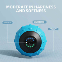 Blue Vibrating Massage Ball - Deep Tissue Muscle Relaxation & Recovery Tool - Portable Electric Massager with USB Rechargeable Design thumbnail