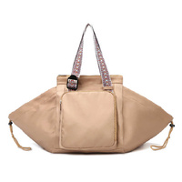 Khaki Convertible Multifunctional Baby Cradle Travel Bag - Women's Backpack, Shoulder Bag, Mummy Bag with Expandable Storage thumbnail