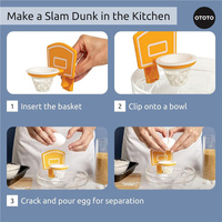 Dunk N’ Egg - Fun and Innovative Basketball-Themed Egg Yolk Separator for Your Kitchen thumbnail