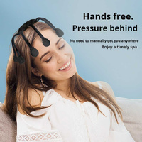 White Upgraded B model [5 modes + vibration + timing + red light]  Multifunctional Electric Head Massager with 14 Nodes- Scalp Stress Relief thumbnail