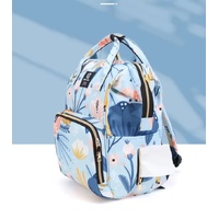Large Capacity Multi-Functional Baby Diaper Backpack - Stylish and Travel-Friendly Mummy Bag Geometric Orange thumbnail