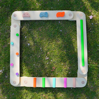 Wooden Sensory Balance Beam Set for Kids - Indoor and Outdoor Balance Training thumbnail