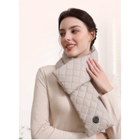 Beige Upgraded Electric Heated Scarf - 3-Level Adjustable Heating thumbnail