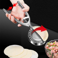 Stainless Steel Dumpling Maker with Handle - 304 Food-Grade Material thumbnail