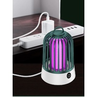 Gray Electric Mosquito Killer Lamp with Dual Modes - 1200MA USB Rechargeable thumbnail
