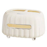 Multi-Functional Tissue Box Organizer with Storage Compartments - Green thumbnail