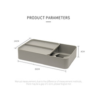 Kitchen Tableware Rack - Non-Punching Installation, Gray thumbnail