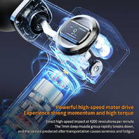 LC-007-Red Professional Massage Gun with LCD Display - Deep Tissue Muscle Massager thumbnail