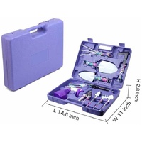 YL/L05 Green 5-Piece Compact Gardening Tool Set with Durable Case - Essential for Home Gardens thumbnail