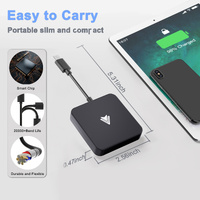 Car Wireless Android Auto Adapter - Transform Wired to Wireless, Bluetooth 5.0 & 5G WiFi thumbnail