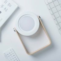 White Transformable Lantern Desk Lamp with USB Rechargeable Battery - Touch Control, 3 Brightness Levels, 0.3W thumbnail