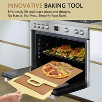 Non-Stick Flexible Pizza Peel with Handle - Perfect for Baking and Serving, 12 inches 52.5cm*35cm thumbnail