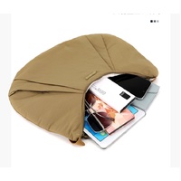 Black Waterproof Nylon Lightweight Tote Shoulder Bag - Stylish and Spacious for Daily Commute and Outdoor Activities thumbnail