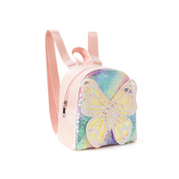 Glitter Butterfly Sequin Backpack - Sparkling Small Backpack for Kids thumbnail