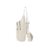 Black-white Women's Quilted Sling Bag - Stylish Crossbody Shoulder Backpack thumbnail
