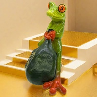 Money Frog Figurine - Lucky Wealth Decorative Ornament" thumbnail