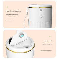 White Portable Mini Blender - White USB Rechargeable Personal Juicer with Straw Gift thumbnail
