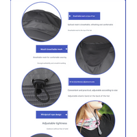 Grey Wide Brim Sun Protection Hat with Face Shield - Adjustable for Ultimate UV Protection thumbnail