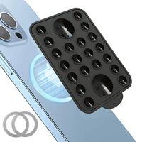 Rose-red Magnetic Phone Mount with High-Quality N52 Magnets - Strong, Durable, and Easy to Use thumbnail
