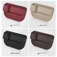 2 PCS Beige-right Car Seat Gap Storage Box - Practical Car Organizer, Gap Filler for Easy Access and Extra Storage thumbnail