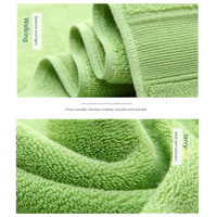 Green Luxury 100% Cotton Towel Set - 3-Piece Combed Cotton Bath Towel Set thumbnail