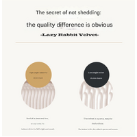 Grey Luxury Winter Faux Rabbit Fur Bedding Set - 4-Piece Melange Style Plush Set for 1.8m Beds (200x230cm Duvet Cover) thumbnail