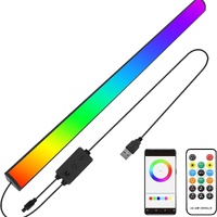 2 Pcs RGB LED Gaming Light Bar - Dual Color Temperature & Adjustable RGB Effects, USB-Powered Backlight for Monitors, Remote & Button Control, 30cm Li thumbnail