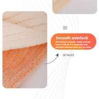 Blue Soft Coral Fleece Towel and Bath Towel Gift Set - 5-Piece Luxurious Absorbent Set thumbnail