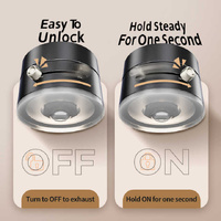 Black Magnetic Phone Mount for Cars and Home, 360° Rotating Magnetic Stand with PC Mirror Sticker thumbnail