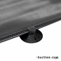 2 Pcs 40*50cm Black Adjustable Retractable Car Side Window Sun Shade - UV Protection, Easy Installation with Suction Cups thumbnail
