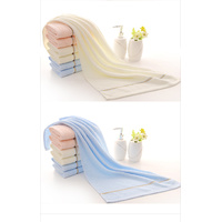 Blue Luxury Soft Cotton Towel Set - 5-Piece Bathroom Towels, Absorbent & Quick-Drying, Gentle for Sensitive Skin thumbnail