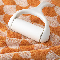 Orange Thickened and Enlarged Cotton Hand Towels - 3 Pack (34x74cm) - Soft and Absorbent Bath Towels for Adults thumbnail