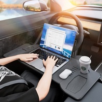 Foldable Car Desk for Front Seat - Multi-functional Table for Office, Dining, and Entertainment thumbnail