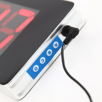 Elegant 10-Inch LED Digital Wall Clock with Perpetual Calendar & Temperature Display thumbnail