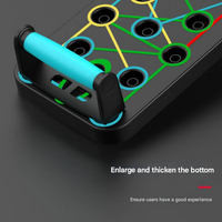 With Handle and Drawstring Multifunctional Push-Up Board - 9-in-1 Foldable Push-Up System for Strength Training thumbnail