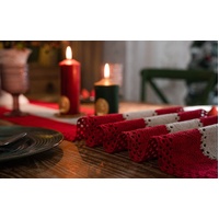 Twisted Handmade Tassel Table Flag Vintage-Inspired Chinese Table Runner with Retro Ambiance - 30x200cm New Style Tea Flag for TV Cabinet and Festival thumbnail