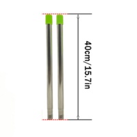 Fruit picking tool with telescopic pole - stainless steel fruit picking pole, high altitude tree fruit picking tool 2.4m thumbnail